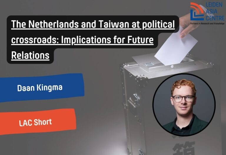 Short Daan Kingma The Netherlands and Taiwan at political crossroads Implications for Future Relations