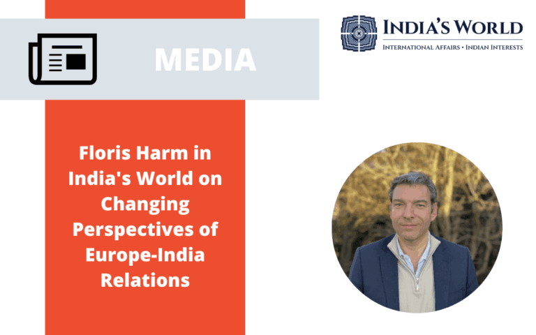 Floris Harm in India's World on Changing Perspectives of Europe-India Relations