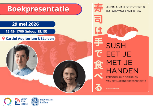 Boekpresentatie sushi eet je met je handen