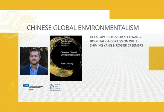 Chinese global environmentalism: Booktalk with Dr. Alex Wang