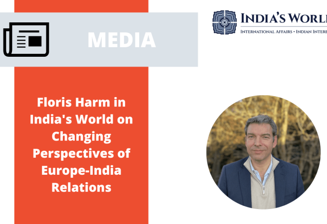 Floris Harm in India's World on Changing Perspectives of Europe-India Relations