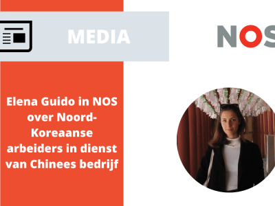 Elena Guido in NOS over Noord-Koreaanse arbeiders in dienst van Chinees bedrijf