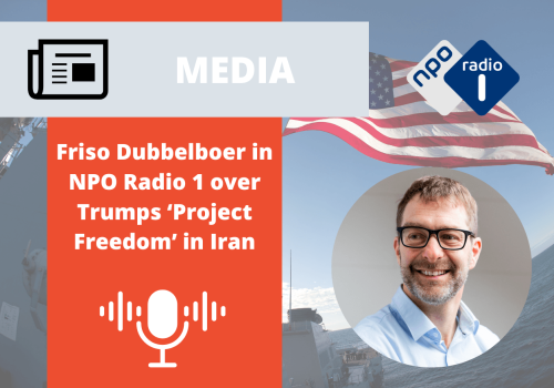 Friso Dubbelboer in NPO Radio 1 over Trumps ‘Project Freedom’ in Iran