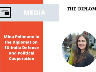 Mina Pollmann in the Diplomat on EU-India defense and political collaboration